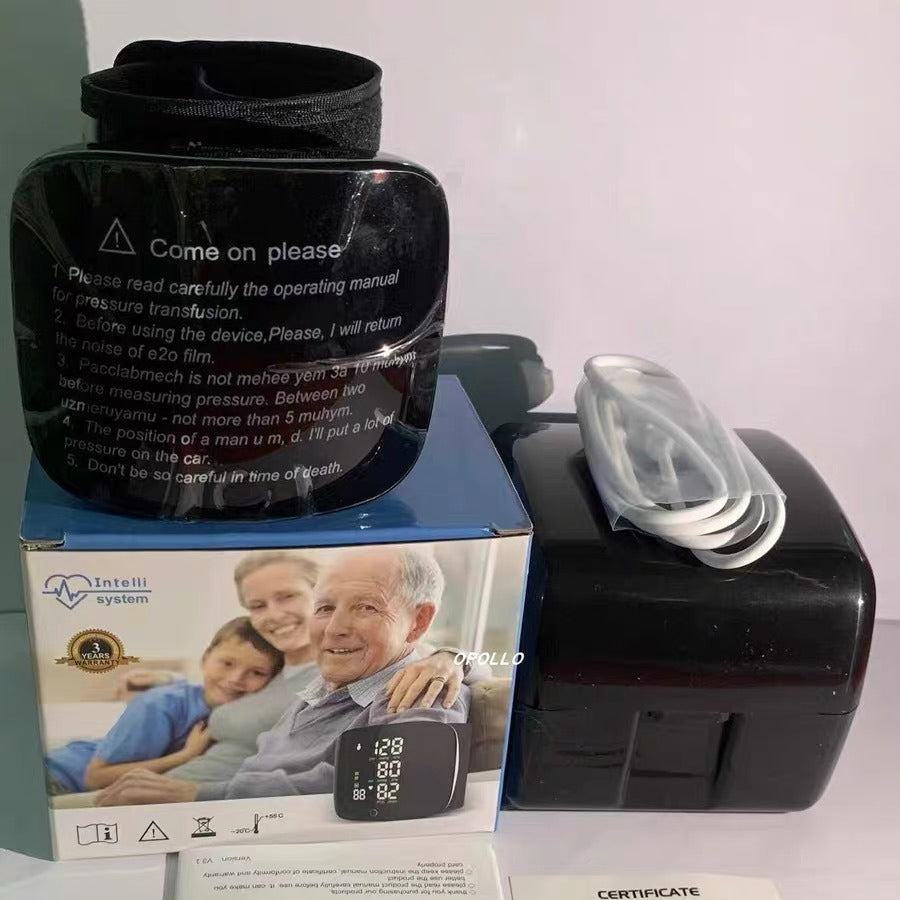 Digital Wrist Blood Pressure Monitor with Large Display, Heart Rate & Irregular Heartbeat Detection